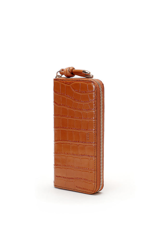 Choice Textured Continental Wallet Tan