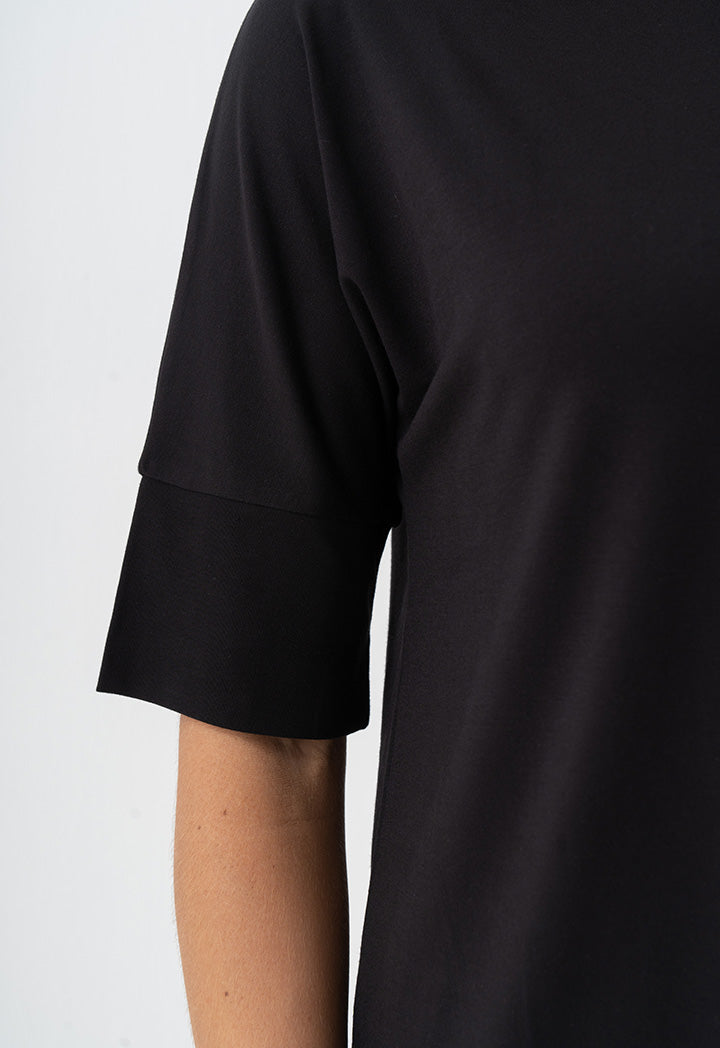 Choice Basic Crew Neck T-Shirt Black