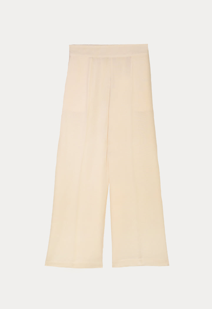 Choice Wide Leg Classic Trouser Sand