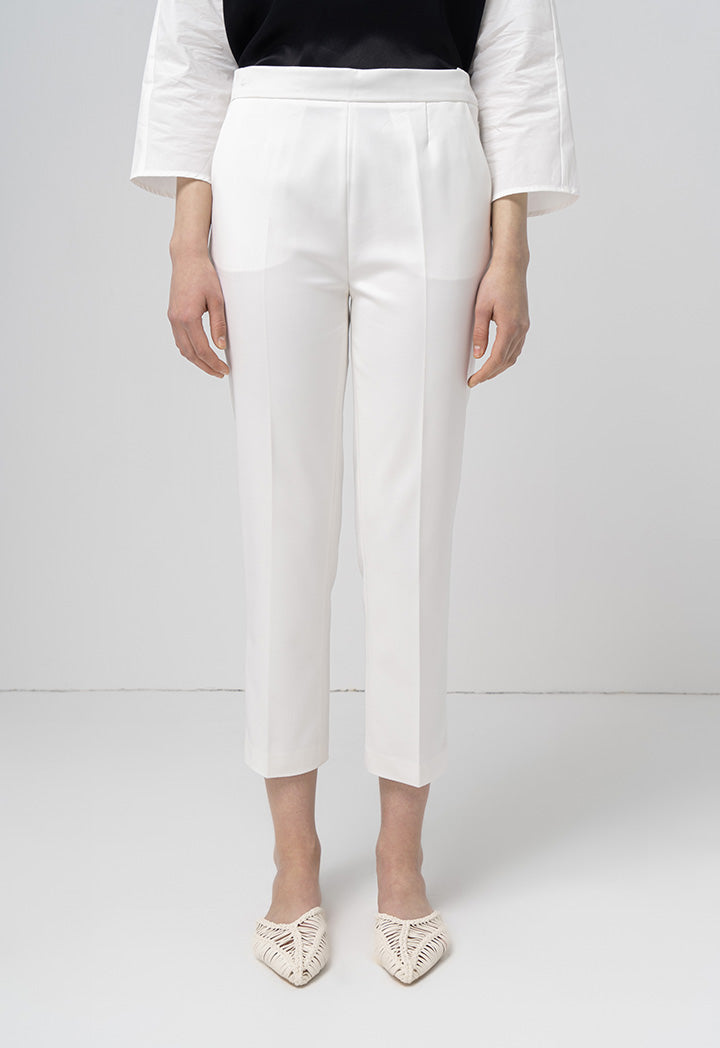 Choice Basic Solid Trousers Offwhite