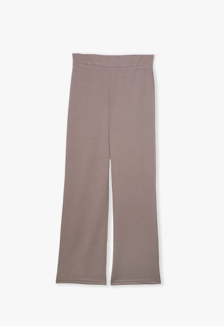 Choice Elasticated Waist Trousers Brown