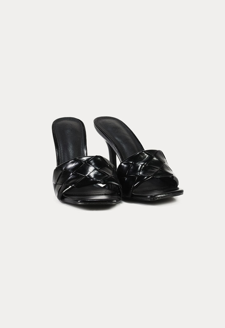 Choice Square Toe Sandals Black