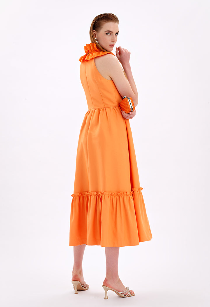 Choice Sleeveless Tiered Maxi Party Dress Mango