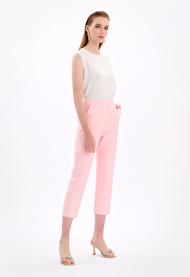 Choice High Waist Trouser Pink