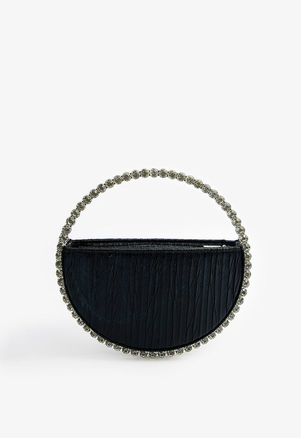 Choice Embellished Clutch Bag Black