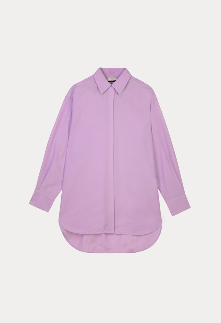 Choice Basic Poplin Shirt Lilac