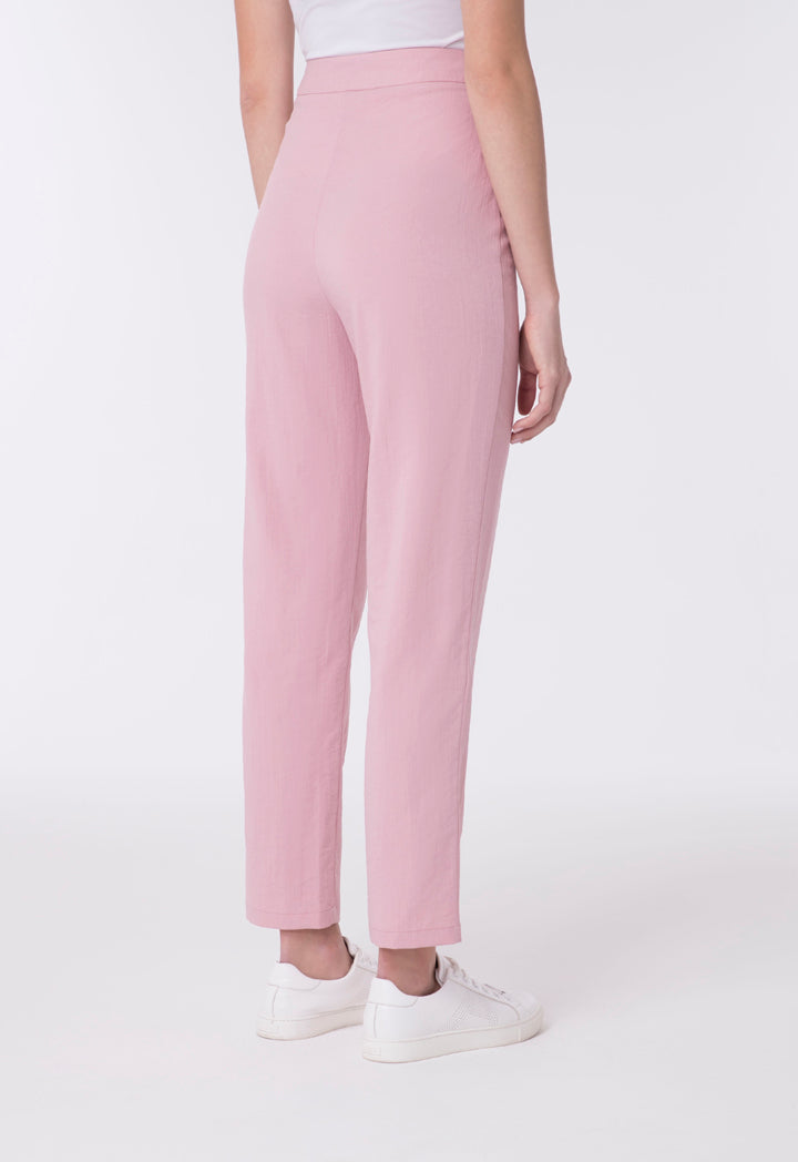 Choice Basic High Waisted Trouser Blush - Wardrobe Fashion