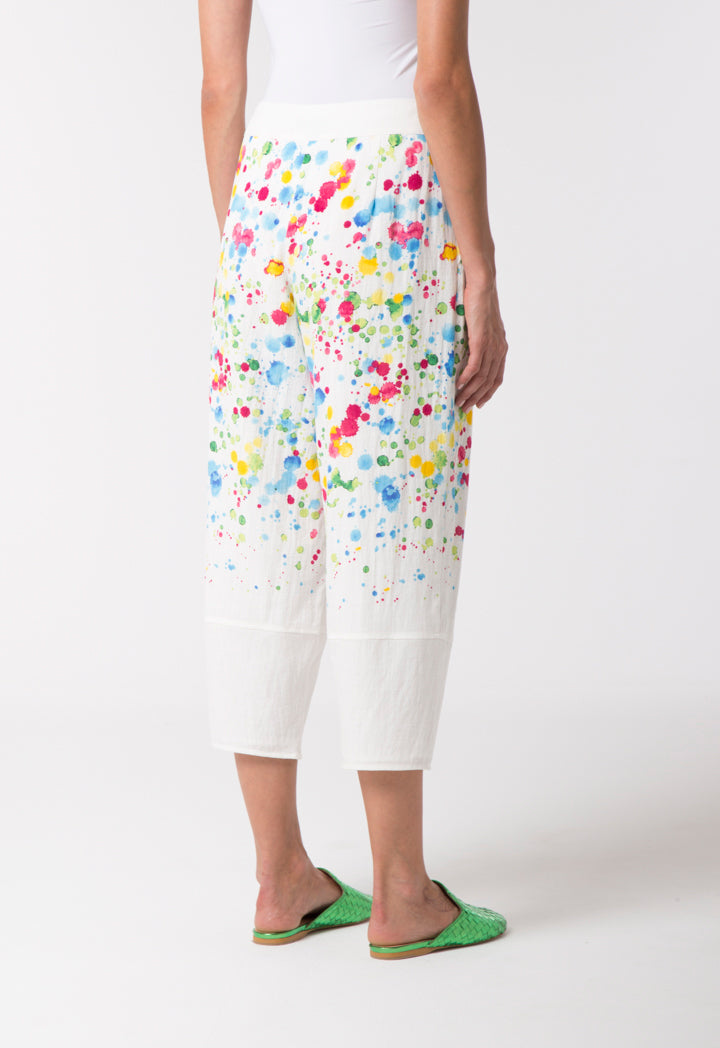 Choice Splatter Dye Trouser Multi Color