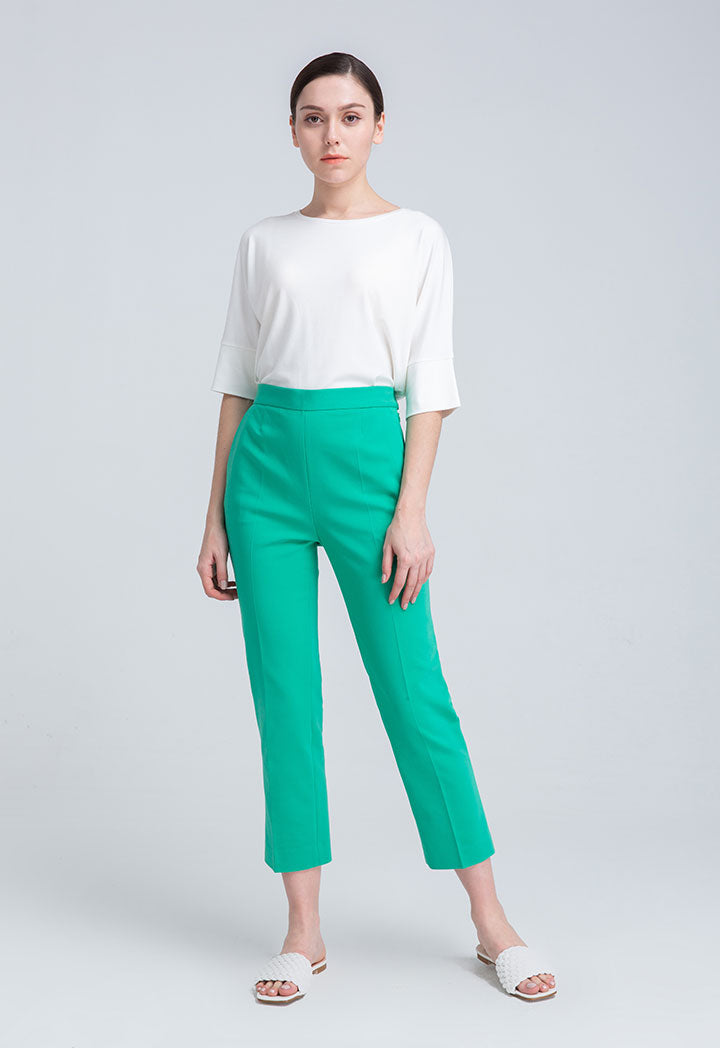 Choice Basic Straight Leg Trouser Green