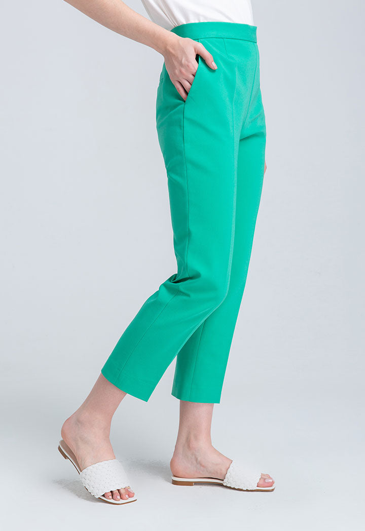 Choice Basic Straight Leg Trouser Green