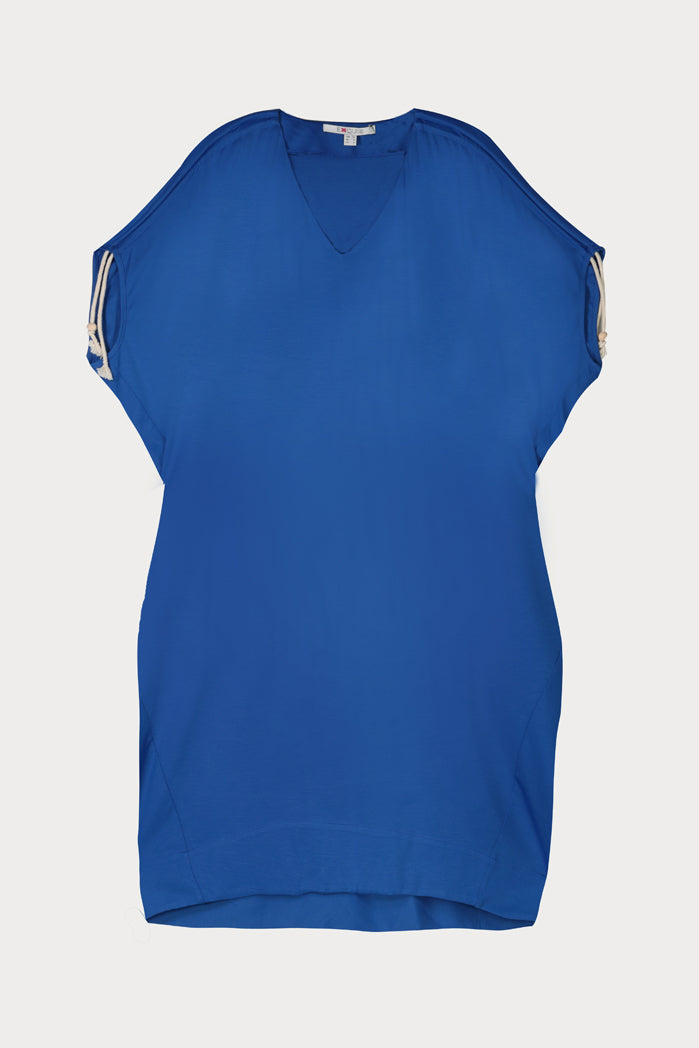 Exquise Dress Short V-Neck Blue