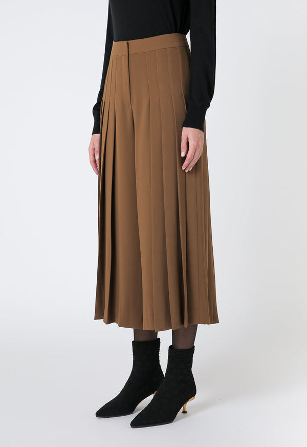 Choice Basics Pleated Trouser Terracotta