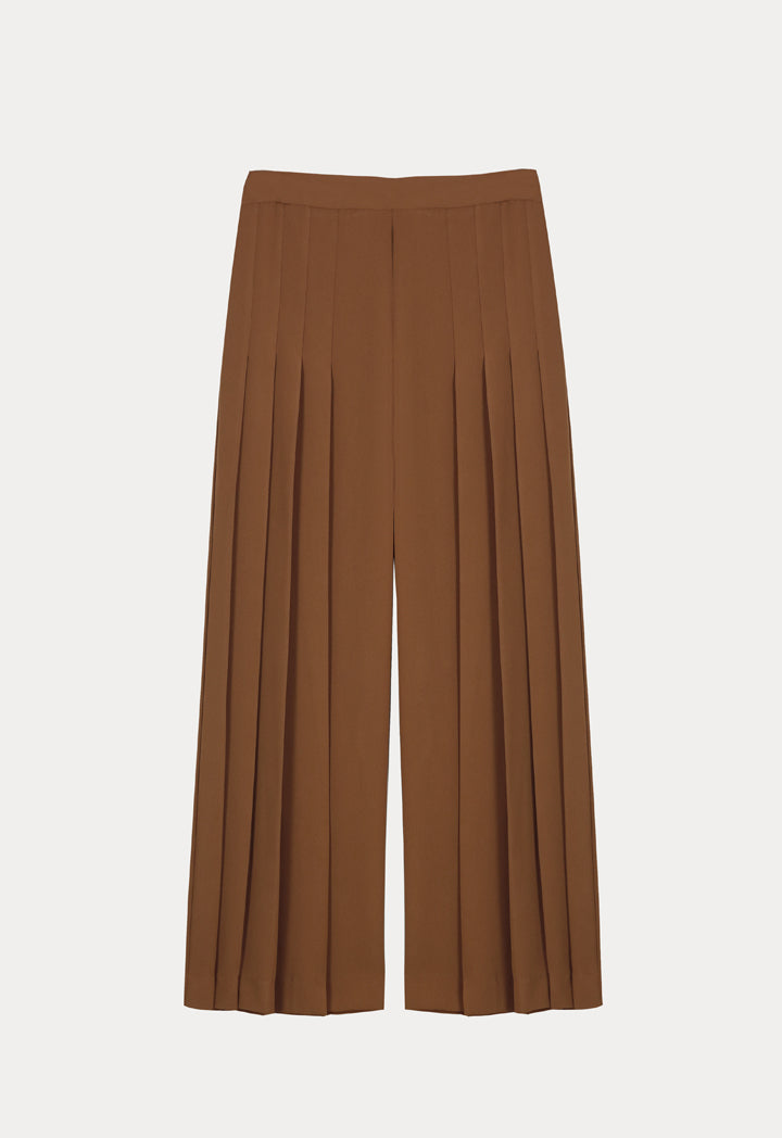 Choice Basics Pleated Trouser Terracotta