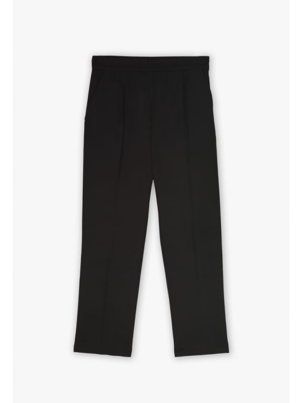 Choice Basic Solid Trousers Black