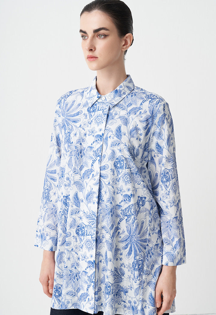 Choice Allover Printed Shirt Print