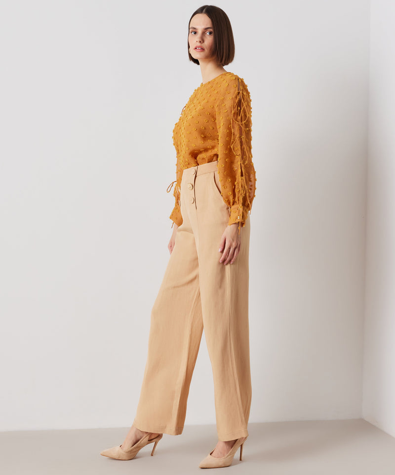 Ipekyol Solid Trousers Wide Leg Trousers Natural