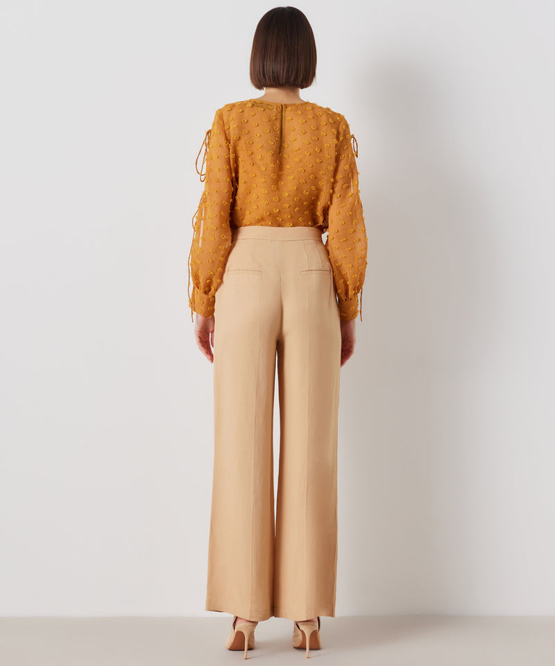 Ipekyol Solid Trousers Wide Leg Trousers Natural