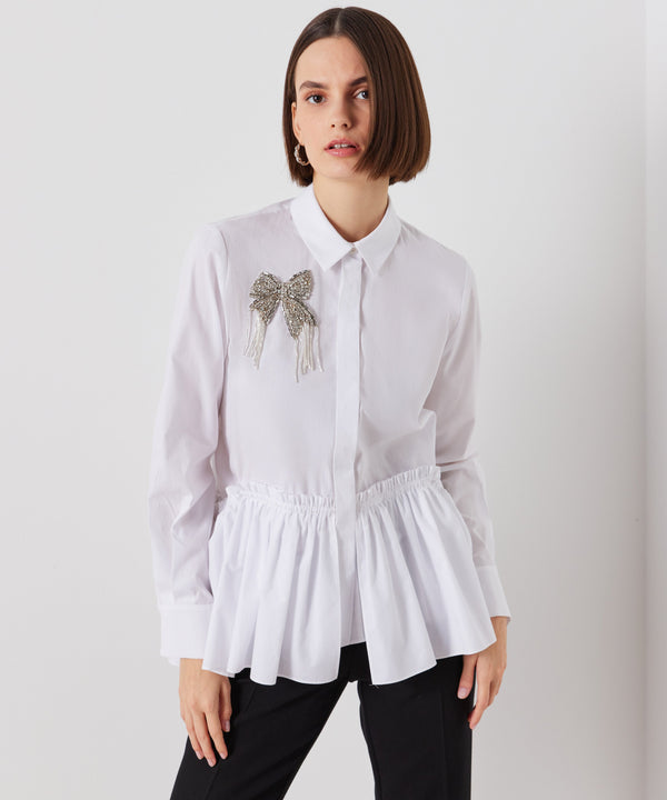 Ipekyol Bow-Embellished Shirt White