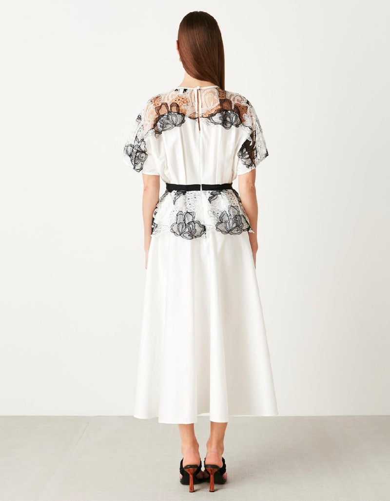 Ipekyol Lace Detail Dress White