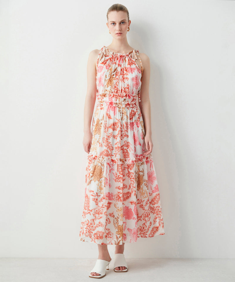 Ipekyol Paisley Halted Dress Off White