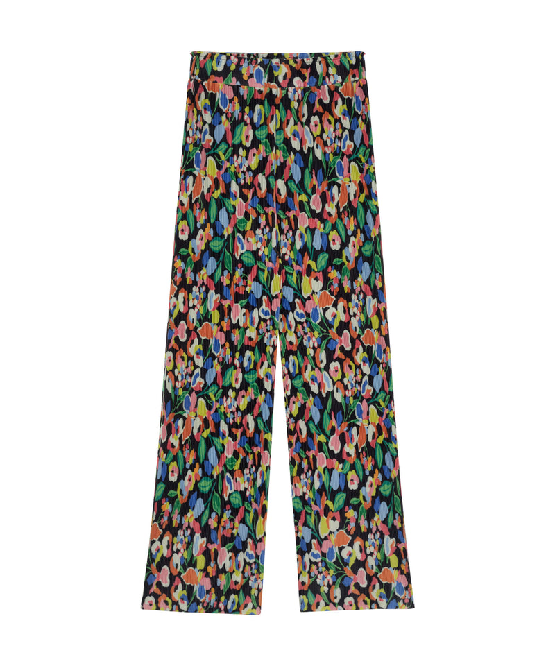 Ipekyol Floral Pleated Trouser Black