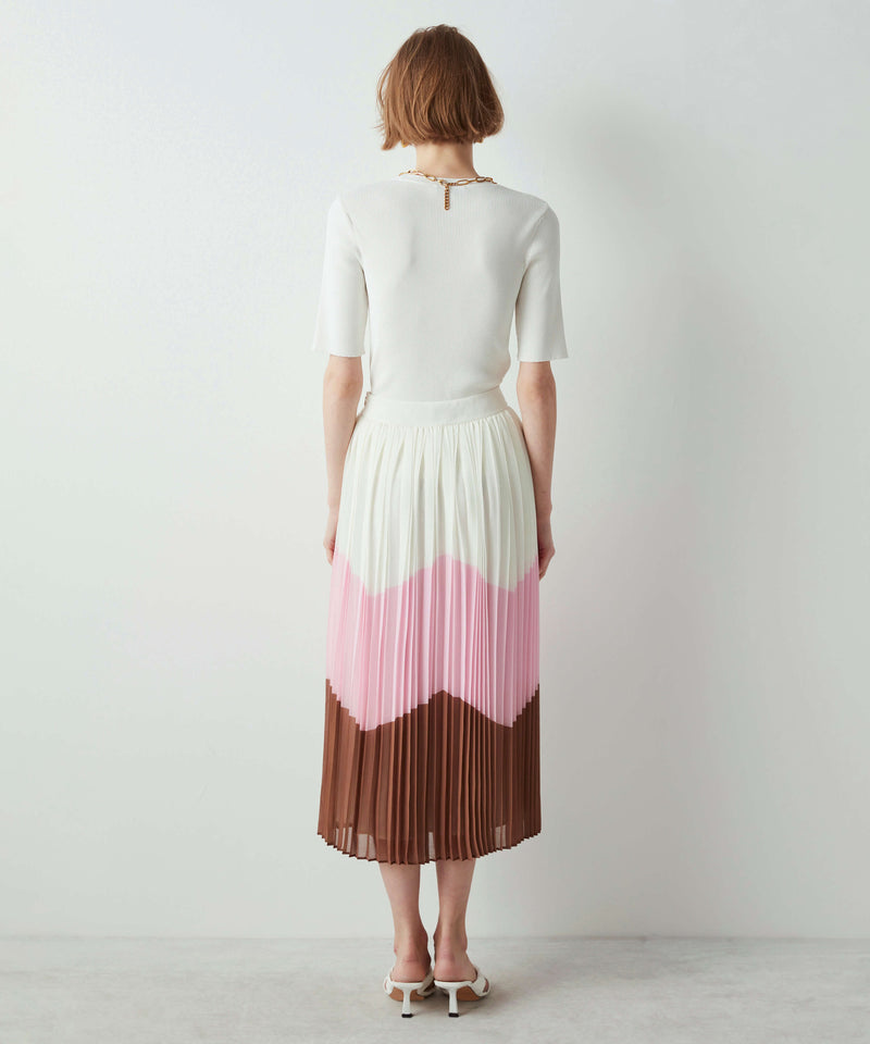 Ipekyol Colorblock Midi Skirt Oil