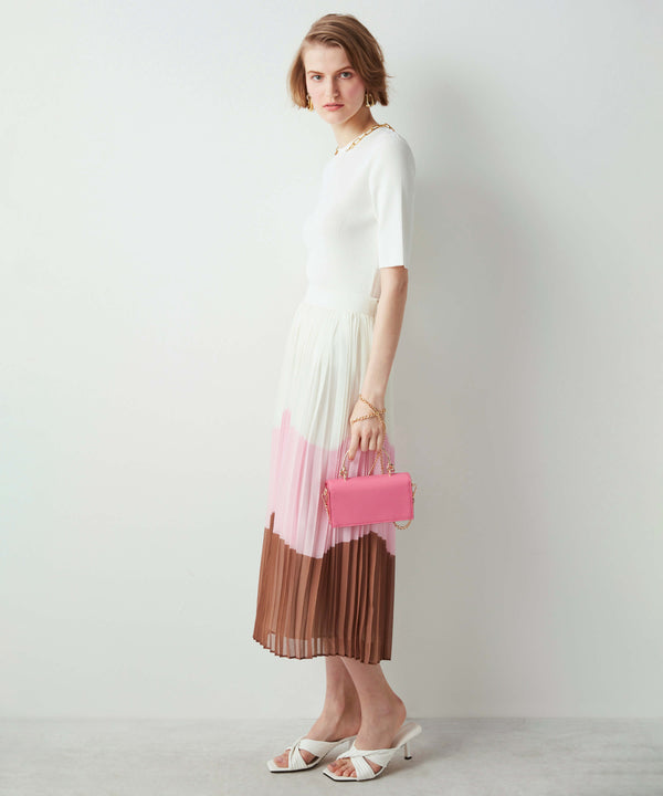 Ipekyol Colorblock Midi Skirt Oil