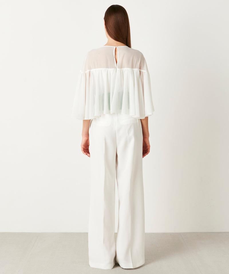 Ipekyol Contrast Belt Jumpsuit Ecru