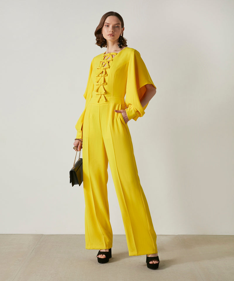 Ipekyol Bow Detail Jumpsuit Yellow