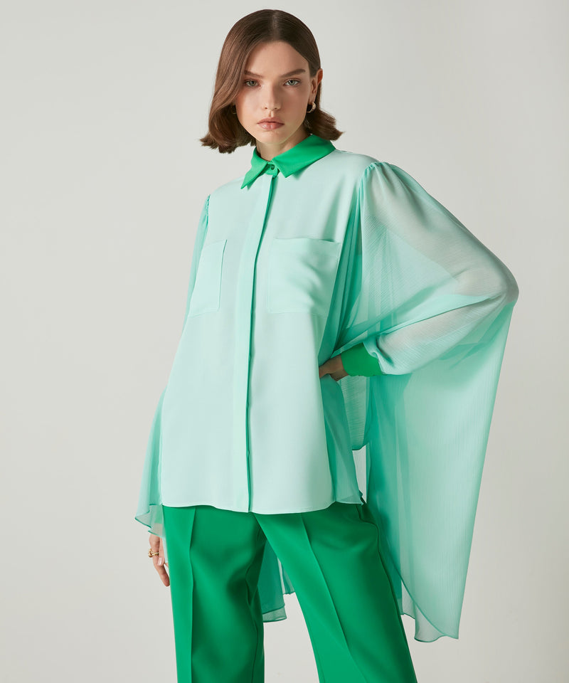 Ipekyol Cape Detail Shirt Mint Green