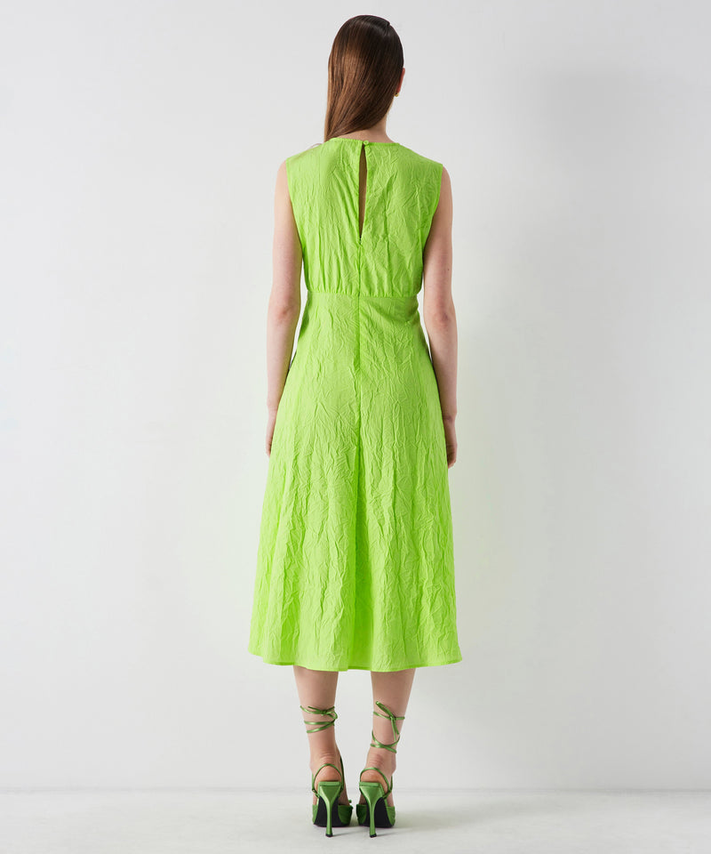 Ipekyol Front Tie Textured Dress Lime