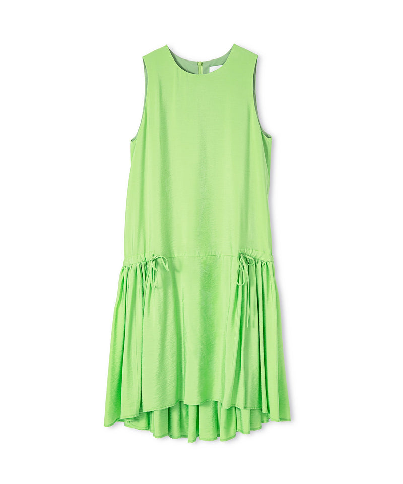 Ipekyol Relaxed Fit Dress With Ruffles Lime