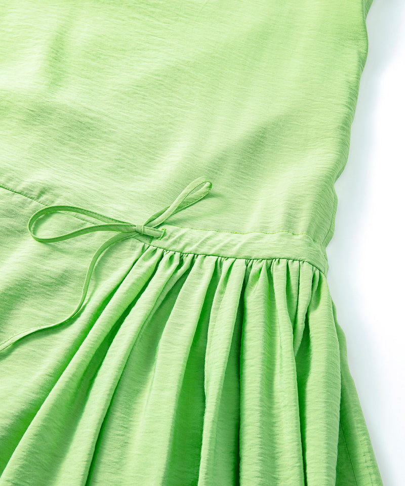 Ipekyol Relaxed Fit Dress With Ruffles Lime