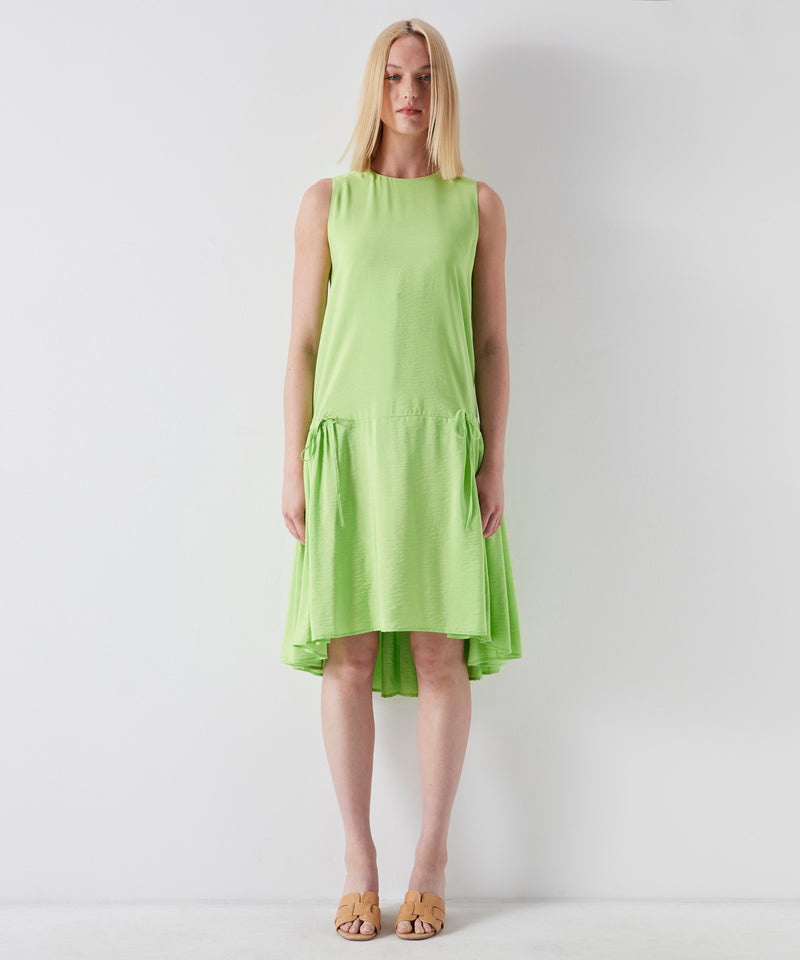 Ipekyol Relaxed Fit Dress With Ruffles Lime