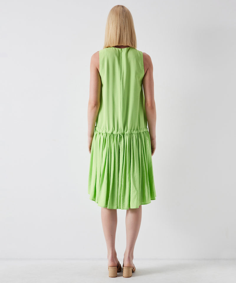 Ipekyol Relaxed Fit Dress With Ruffles Lime