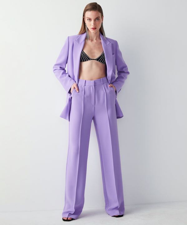 Ipekyol Wide Leg Fit High Waist Trousers Lavander