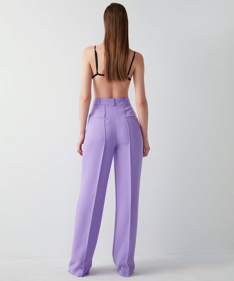 Ipekyol Wide Leg Fit High Waist Trousers Lavander