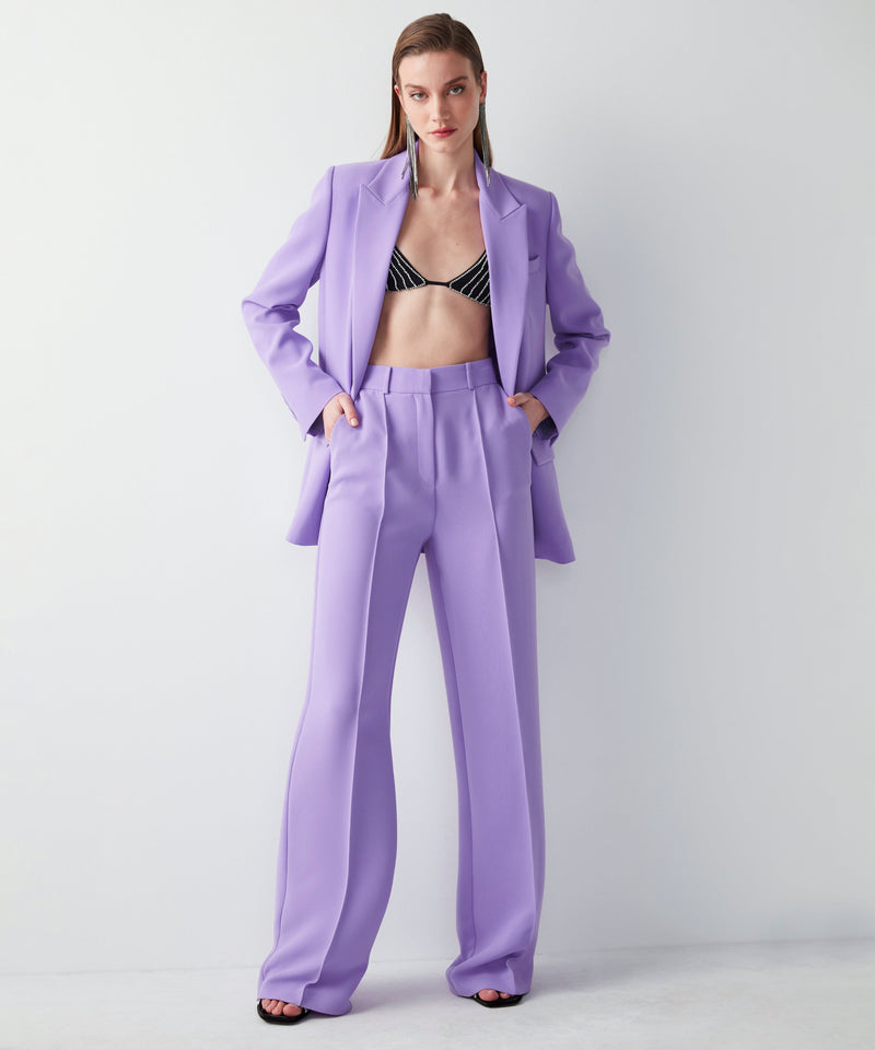 Ipekyol Wide Leg Fit High Waist Trousers Lavander