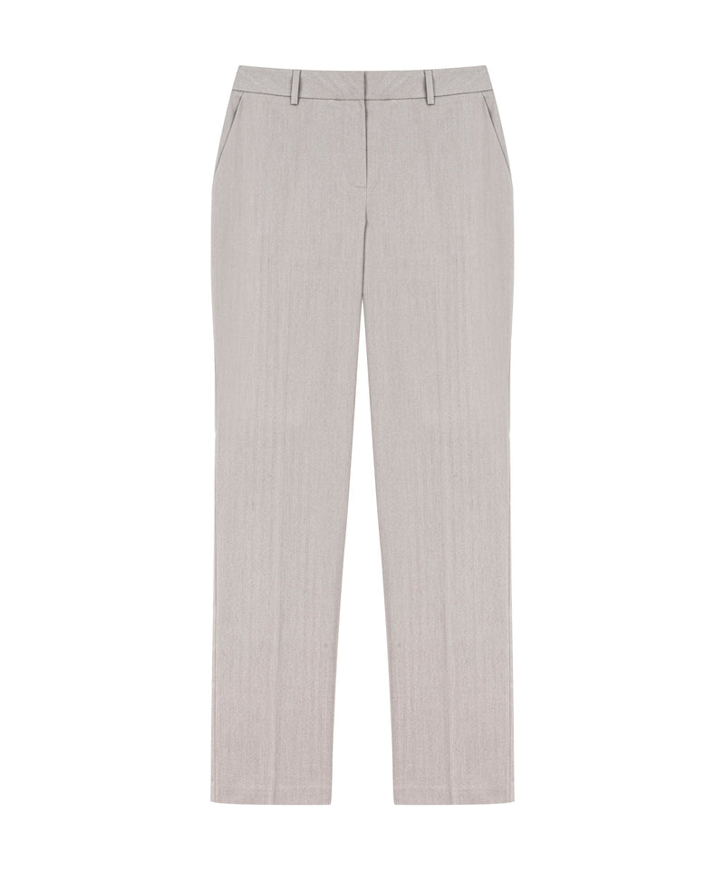 Ipekyol Straight Fit Mid Waist Trousers Mink