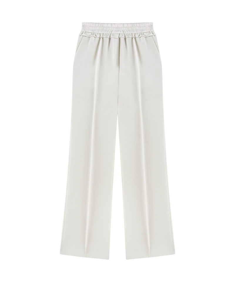 Ipekyol Elastic Waist Trousers With Satin Details Oil