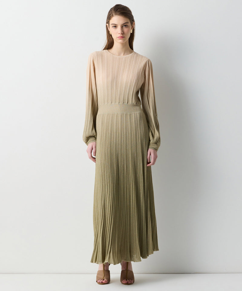 Ipekyol Gradient Color Transition Knitwear Dress Gold