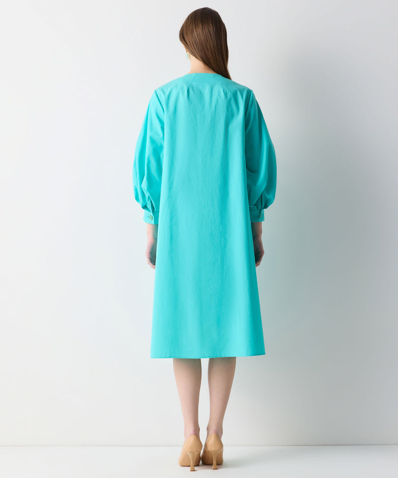 Ipekyol Embroidered Poplin Dress Green