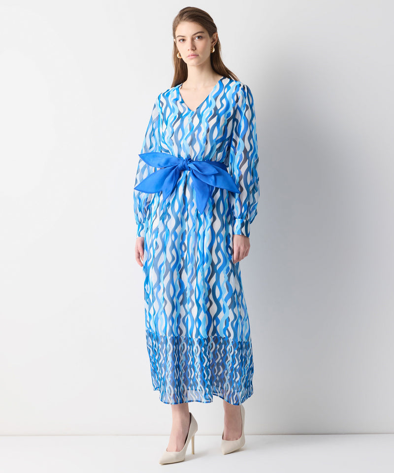 Ipekyol Patterned Dress Blue