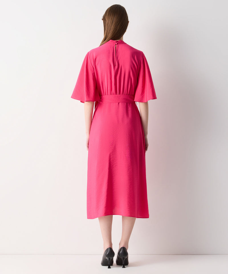 Ipekyol Asymmetric Flounce Dress Pink