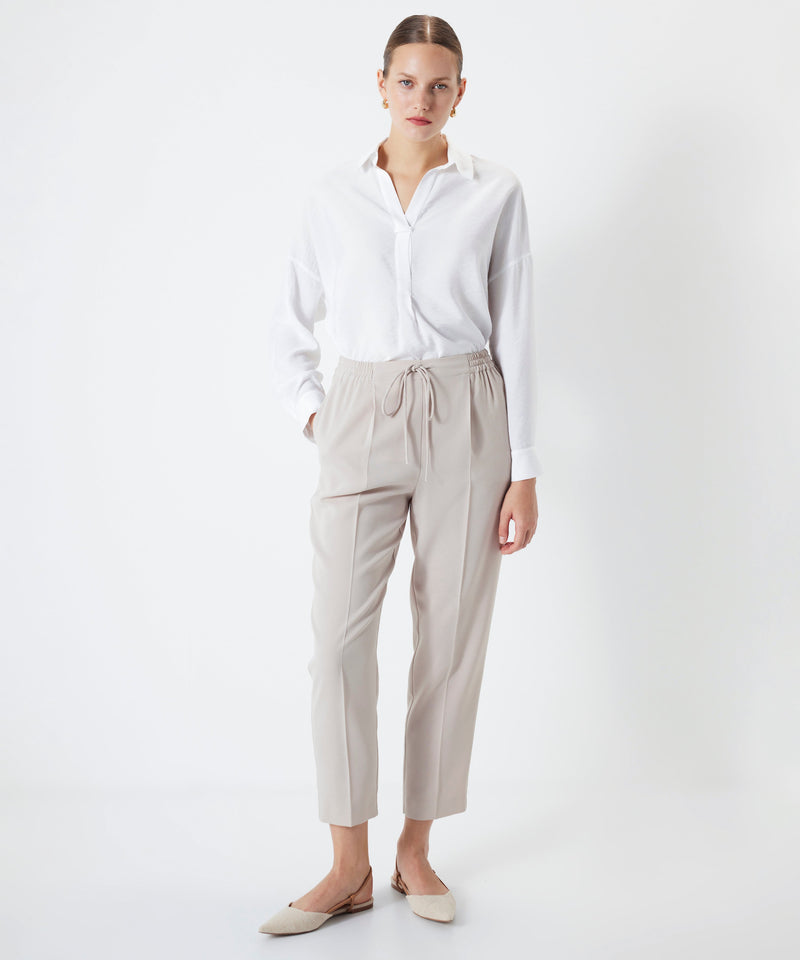 Ipekyol Drapey Fit Trousers Stone