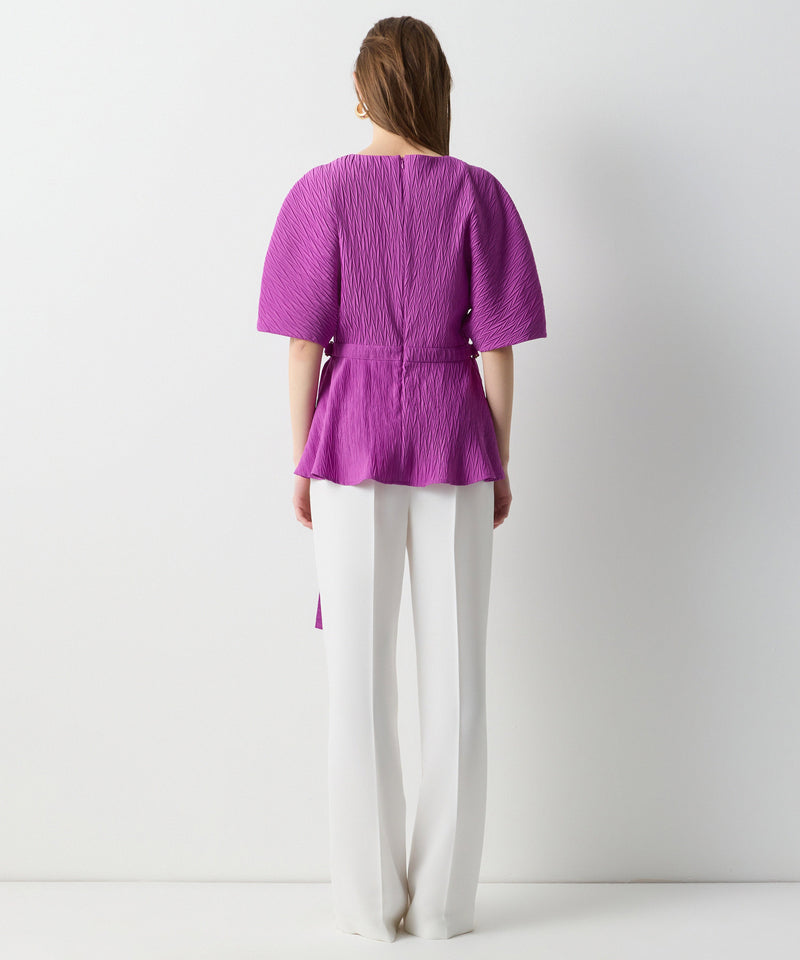 Ipekyol Textured Blouse Purple