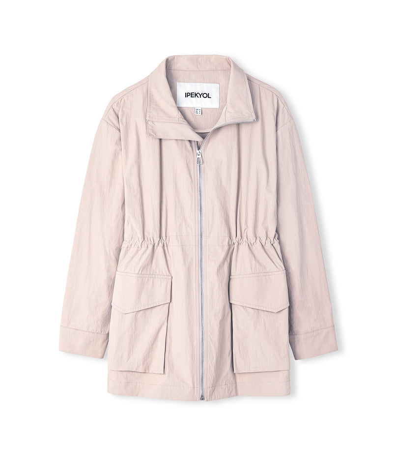 Ipekyol Coat With Adjustable Waist Pocket Light Pink