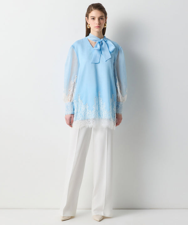 Ipekyol Lace Applique Tunic Blue