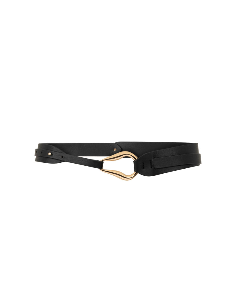 Ipekyol Belt With Metal Buckle Black