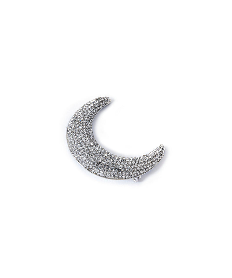 Ipekyol Crystal Stone Brooch Silver